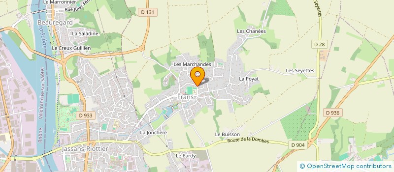 localisation de l'entreprise MADAME SOPHIE CROZY  FRANS