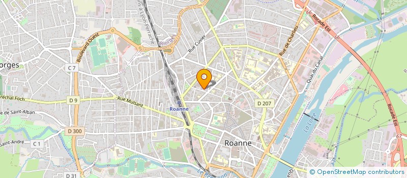 localisation de l'entreprise MADAME SOPHIE CUISSON  ROANNE