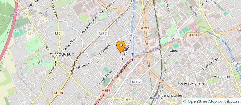 localisation de l'entreprise MADAME SOPHIE CUYPERS  MOUVAUX