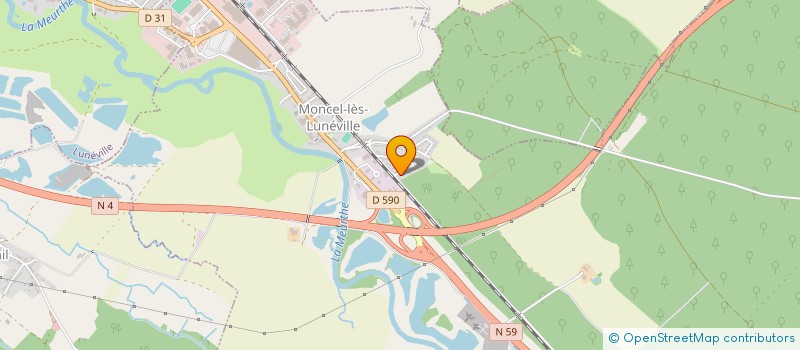 localisation de l'entreprise MADAME SOPHIE D'ALASCIO  MONCEL-LES-LUNEVILLE