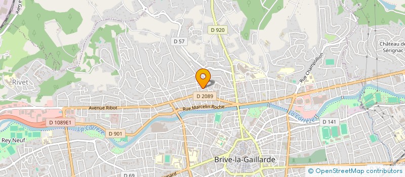 localisation de l'entreprise MADAME SOPHIE DA SILVA  BRIVE-LA-GAILLARDE