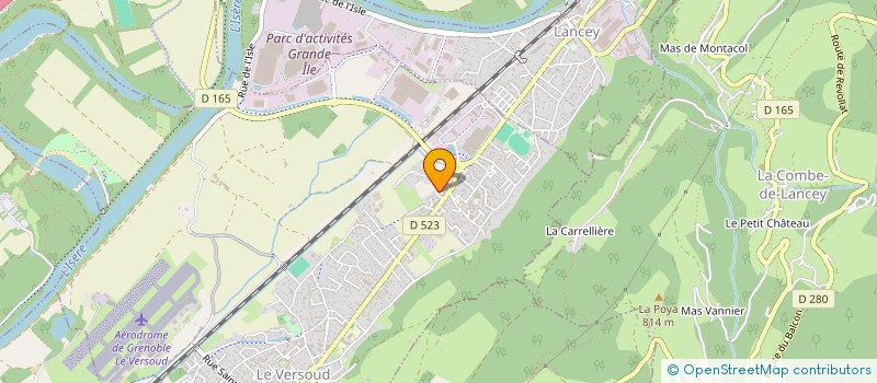 localisation de l'entreprise MADAME SOPHIE DAMATO  LE VERSOUD