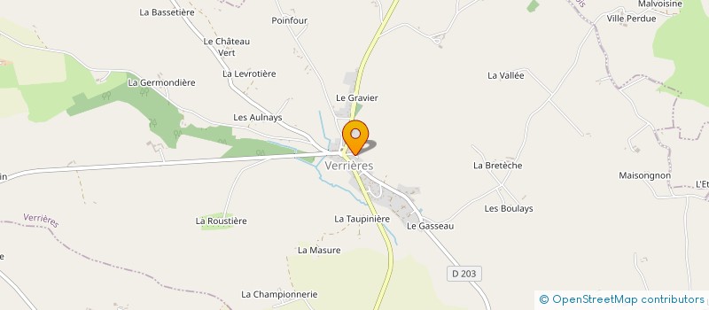 localisation de l'entreprise MADAME SOPHIE DANET à VERRIERES