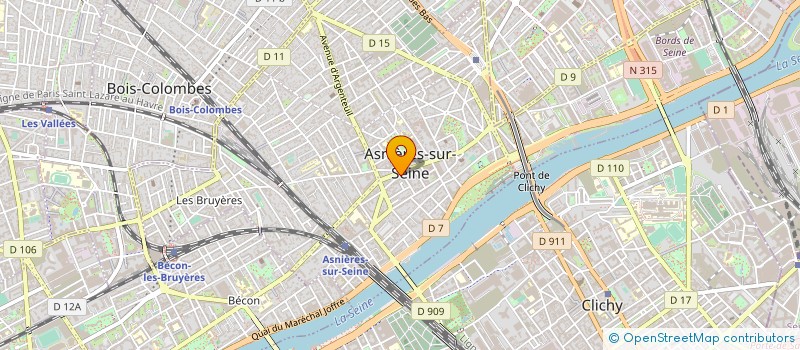 localisation de l'entreprise MADAME SOPHIE DANET à ASNIERES-SUR-SEINE