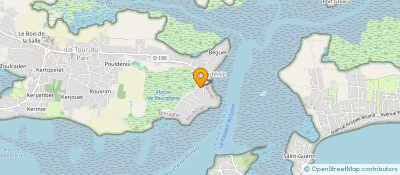 localisation de l'entreprise MADAME SOPHIE DANIC  LE TOUR-DU-PARC