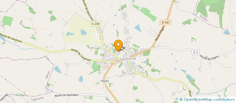 localisation de l'entreprise MADAME SOPHIE DANIEL  LAPLUME