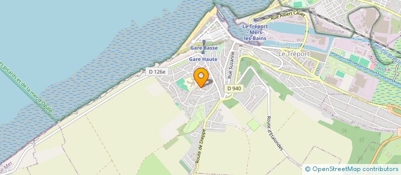 localisation de l'entreprise MADAME SOPHIE DANIEZ à LE TREPORT