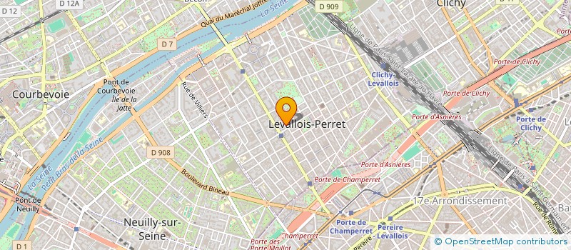 localisation de l'entreprise MADAME SOPHIE DANY JEANNINE AUBERT à LEVALLOIS-PERRET