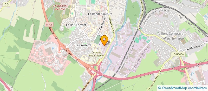 localisation de l'entreprise MADAME SOPHIE DARAS  CHARLEVILLE-MEZIERES