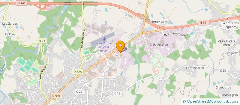 localisation de l'entreprise MADAME SOPHIE DARCY à SAINT JUNIEN