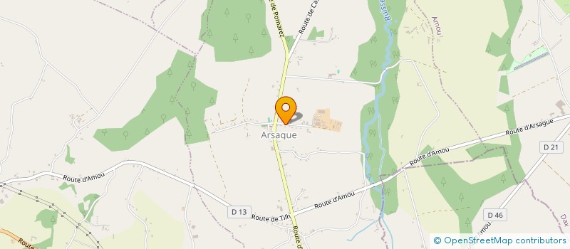 localisation de l'entreprise MADAME SOPHIE DARRACQ  ARSAGUE