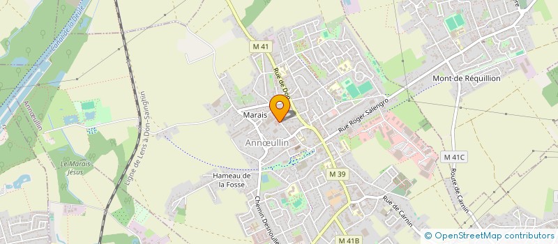 localisation de l'entreprise MADAME SOPHIE DARRAS  ANNULLIN