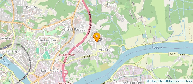 localisation de l'entreprise MADAME SOPHIE DARTIGUELONGUE  BAYONNE