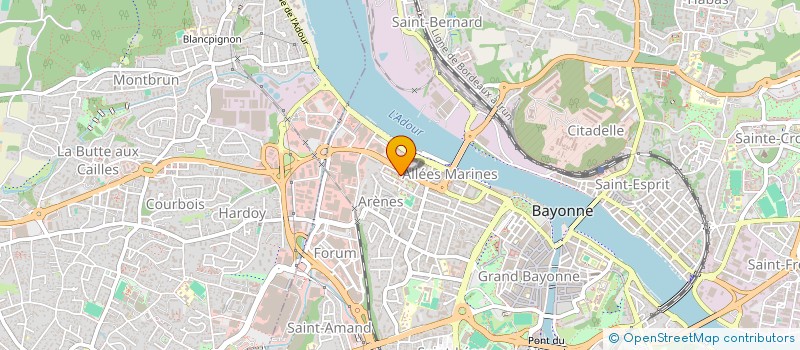 localisation de l'entreprise MADAME SOPHIE DARTIGUELONGUE à BAYONNE