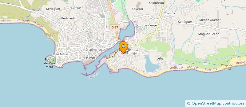 localisation de l'entreprise MADAME SOPHIE DAULIAC  TREFFIAGAT