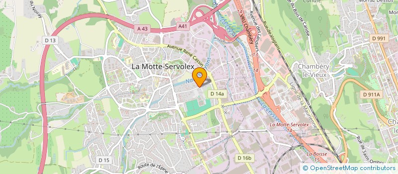 localisation de l'entreprise MADAME SOPHIE DAUVE à LA MOTTE-SERVOLEX