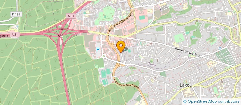 localisation de l'entreprise MADAME SOPHIE DAVAINE  LAXOU