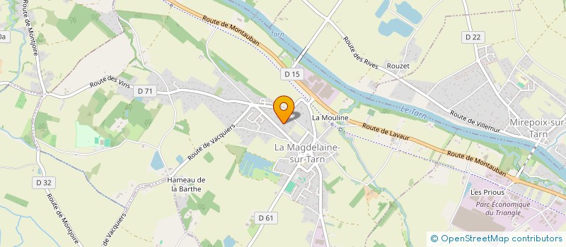 localisation de l'entreprise MADAME SOPHIE DAYRAUT  LA MAGDELAINE-SUR-TARN