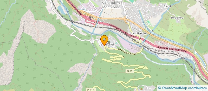 localisation de l'entreprise MADAME SOPHIE DE BONA  MONTRICHER-ALBANNE