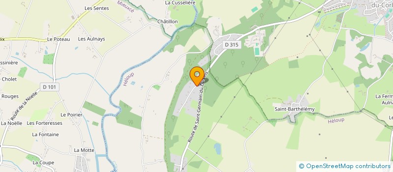 localisation de l'entreprise MADAME SOPHIE DE BOURGUES à HELOUP