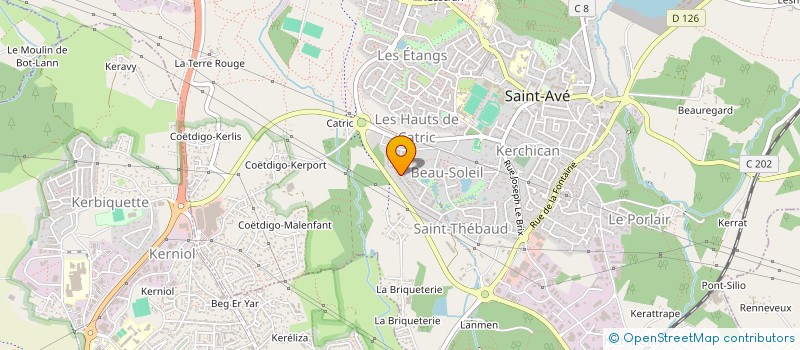 localisation de l'entreprise MADAME SOPHIE DE BUISSON  SAINT-AVE