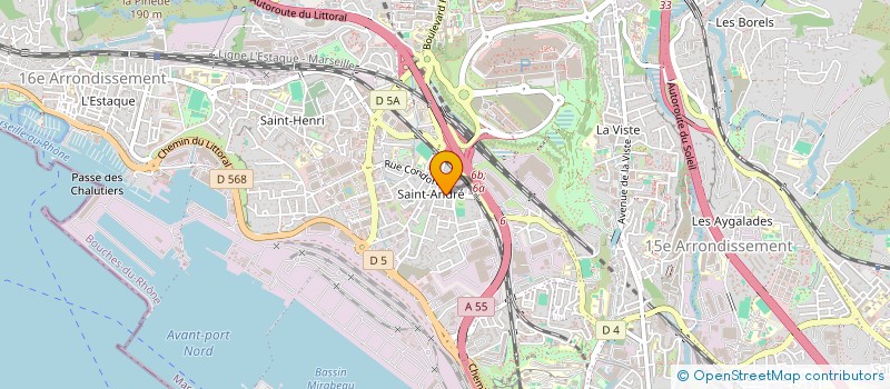 localisation de l'entreprise MADAME SOPHIE DE DEMO  MARSEILLE