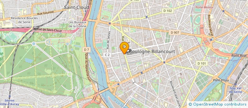 localisation de l'entreprise MADAME SOPHIE DE FERRY à BOULOGNE-BILLANCOURT