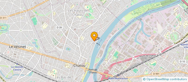 localisation de l'entreprise MADAME SOPHIE DE FOURNAS à CHATOU