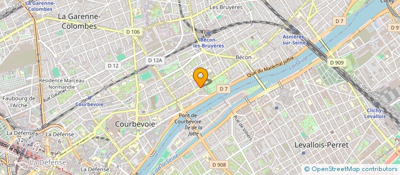 localisation de l'entreprise MADAME SOPHIE DE JARNAC à COURBEVOIE