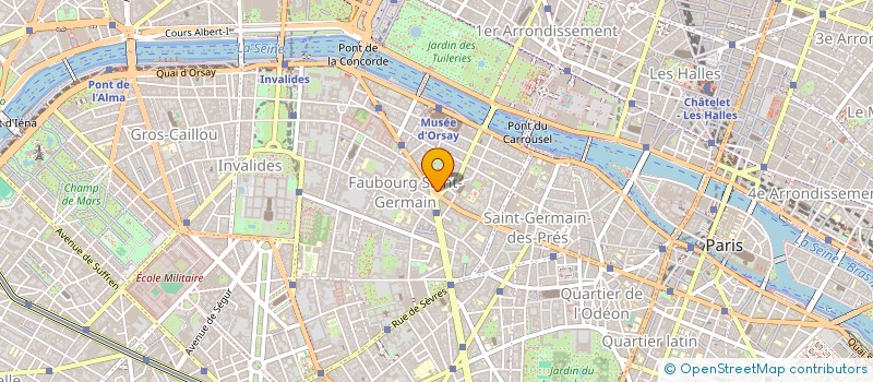 localisation de l'entreprise MADAME SOPHIE DE PETIGNY  PARIS