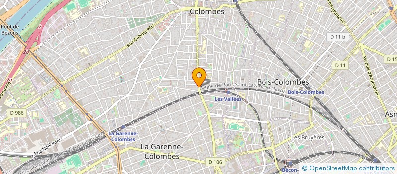 localisation de l'entreprise MADAME SOPHIE DE RICCI à COLOMBES