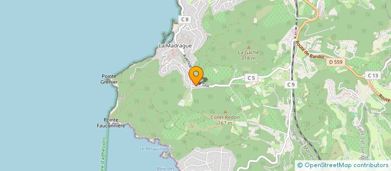 localisation de l'entreprise MADAME SOPHIE DE SAINTE MARIE à SAINT-CYR-SUR-MER