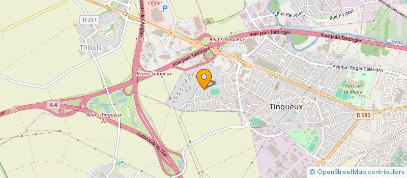 localisation de l'entreprise MADAME SOPHIE DE SMET  TINQUEUX