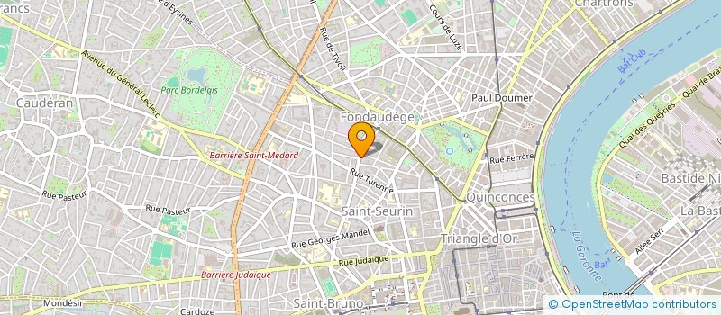 localisation de l'entreprise MADAME SOPHIE DE VASSELOT DE REGNE  BORDEAUX