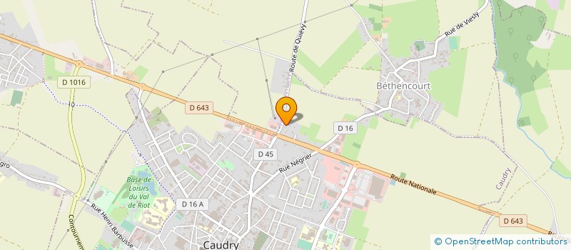 localisation de l'entreprise MADAME SOPHIE DE WEVER  BETHENCOURT