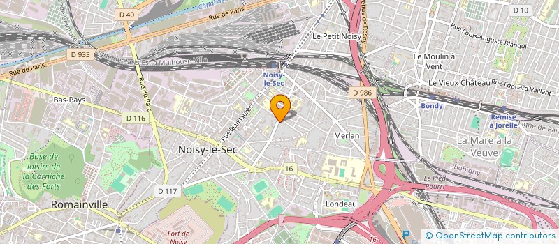 localisation de l'entreprise MADAME SOPHIE DEAN  NOISY-LE-SEC