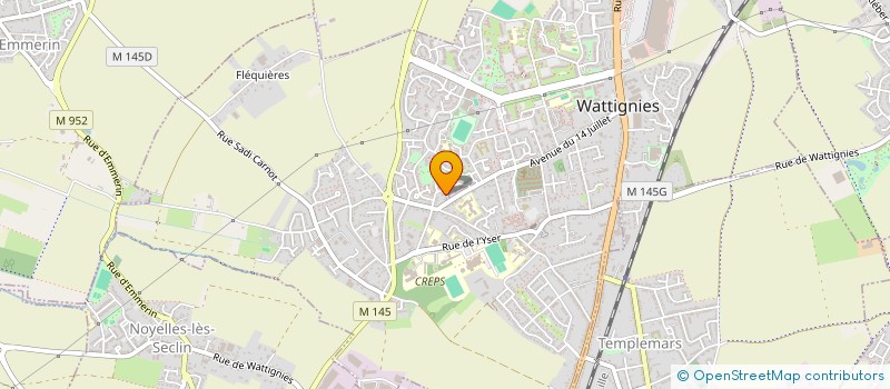 localisation de l'entreprise MADAME SOPHIE DEBALLE à WATTIGNIES