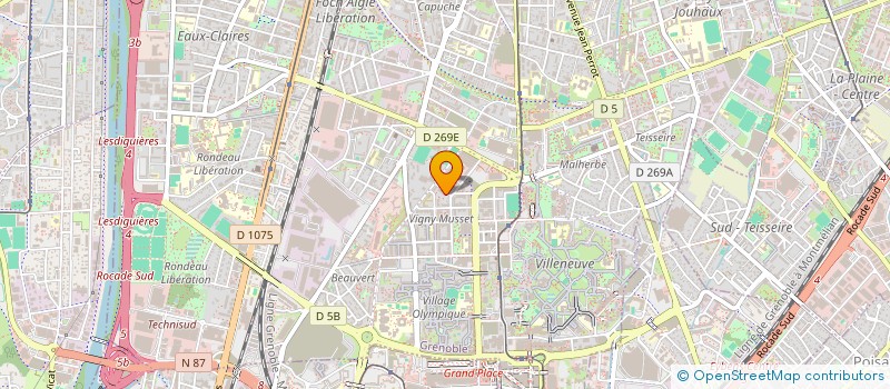 localisation de l'entreprise MADAME SOPHIE DEBARD à GRENOBLE