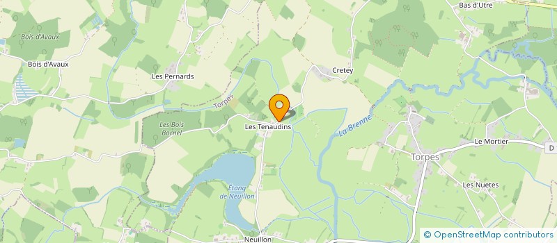 localisation de l'entreprise MADAME SOPHIE DEBARNOT  TORPES