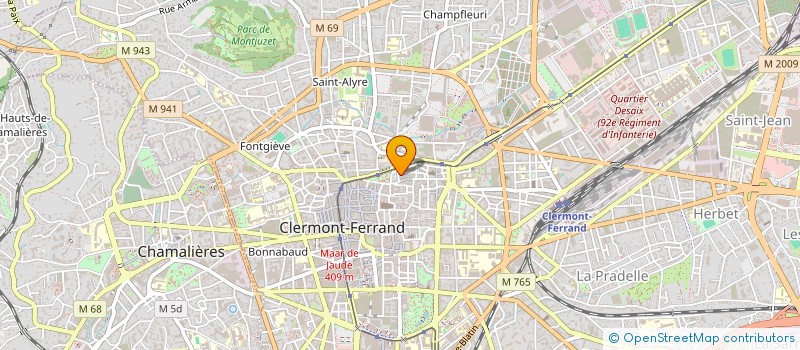 localisation de l'entreprise MADAME SOPHIE DEBIEUVRE à CLERMONT-FERRAND