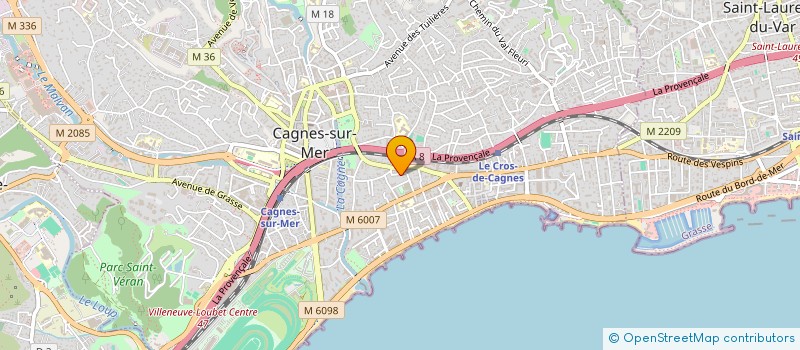 localisation de l'entreprise MADAME SOPHIE DECKER  CAGNES-SUR-MER