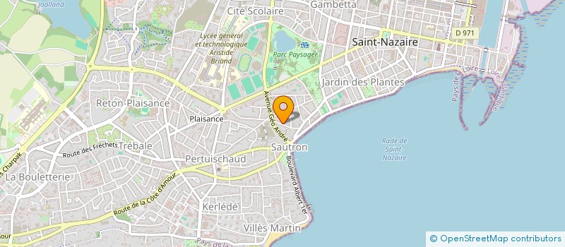 localisation de l'entreprise MADAME SOPHIE DECOMBE  SAINT-NAZAIRE