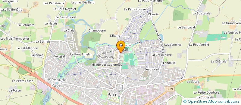 localisation de l'entreprise MADAME SOPHIE DEFRANCE à PACE