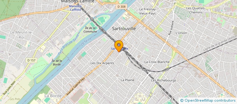 localisation de l'entreprise MADAME SOPHIE DEGOUL à SARTROUVILLE