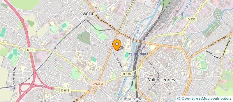 localisation de l'entreprise MADAME SOPHIE DEHAINE à VALENCIENNES