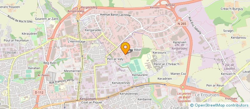 localisation de l'entreprise MADAME SOPHIE DEHIMI  GUIPAVAS