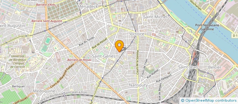 localisation de l'entreprise MADAME SOPHIE DEL CASTILLO  BORDEAUX