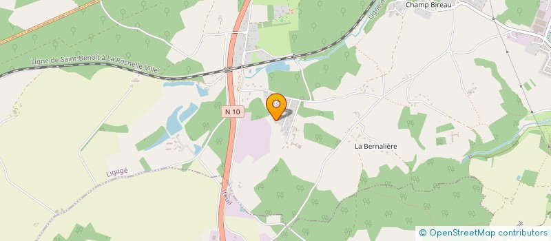 localisation de l'entreprise MADAME SOPHIE DELAFONT  LIGUGE