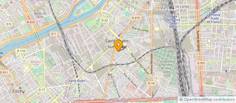 localisation de l'entreprise MADAME SOPHIE DELAGE à SAINT-OUEN-SUR-SEINE