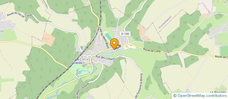 localisation de l'entreprise MADAME SOPHIE DELAIRE  CLERES